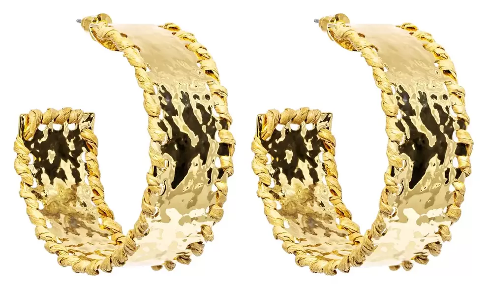 Creolen - Boho Raffia