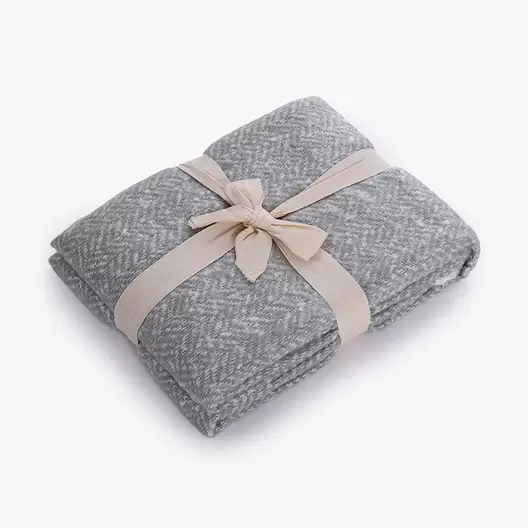 MANTA ESPIGAS Y MOHAIR 130X170cm