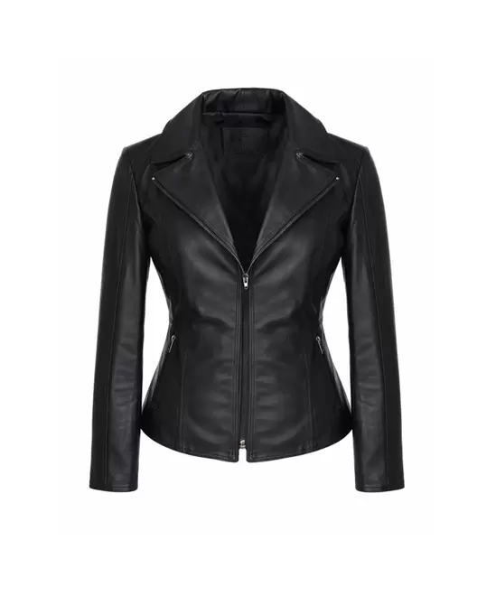 Chaqueta de piel con...