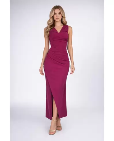 VESTIDO MAGENTA PALABRA DE HONOR