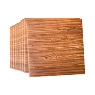 Panel imitación madera WS-0847-20 marrón 70x70 cm