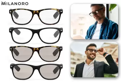 Gafas de lectura y gafas de sol en uno