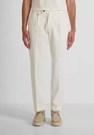 PANTALONES REGULAR FIT «JONAH» DE MEZCLA DE LINO Y ALGODÓN