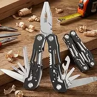 Generic 9 in 1 Mini Multitool with Needle Nose Pliers, Scissors, Small Multitool without Blades