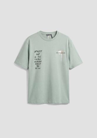 CAMISETA RELAXED FIT DE ALGODÓN STREET ART