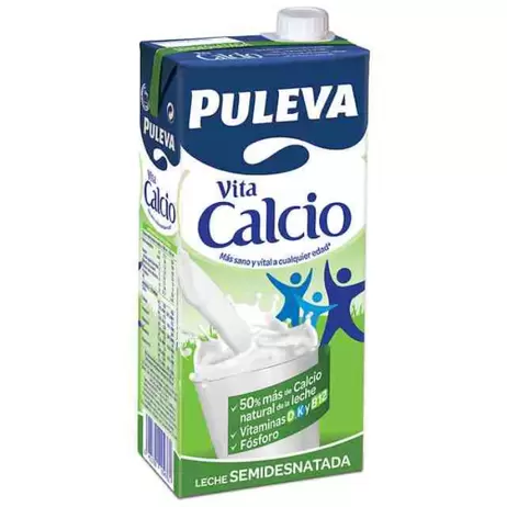 Leche vita calcio Puleva semi L.