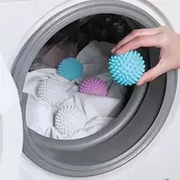 Reusable Lint Remover Balls, Tangle Free Laundry Balls, Lint Catcher for Washing Machine (4 Pcs)