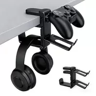 360° Swivel Headphone Stand Adjustable Headphone Stand Under Desk Valentine's Day Gift Universal Headphone Hanger for Gaming Office