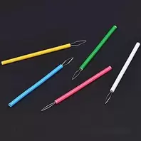 5pcs colorful needle threader, easy to use sewing tools for threading, suitable for elderly sewing accessories, used for beading and craft accessories.
