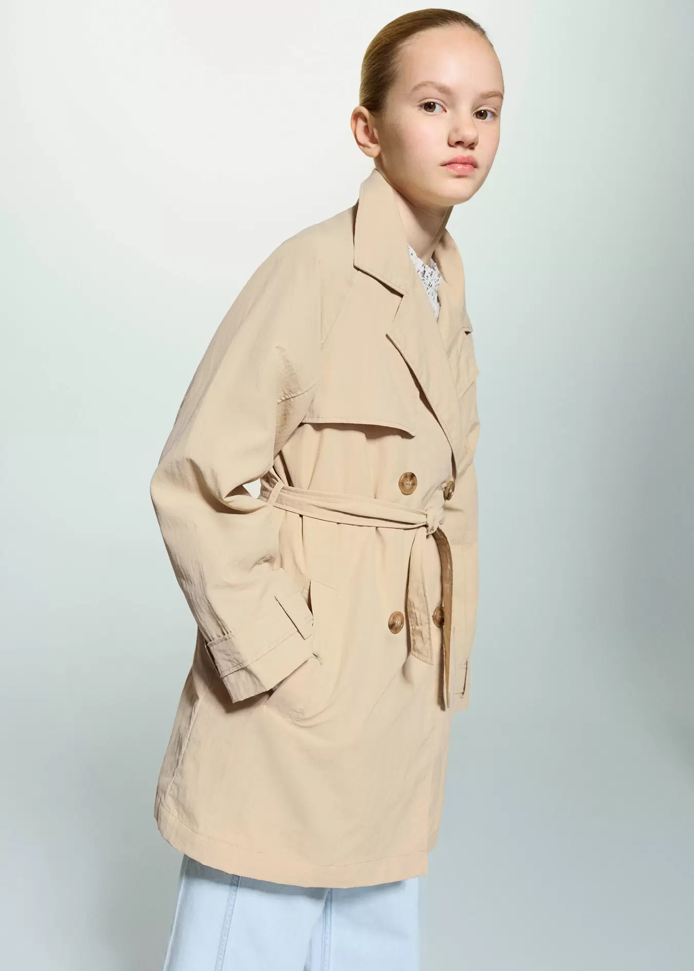 Trench clásico cinturón