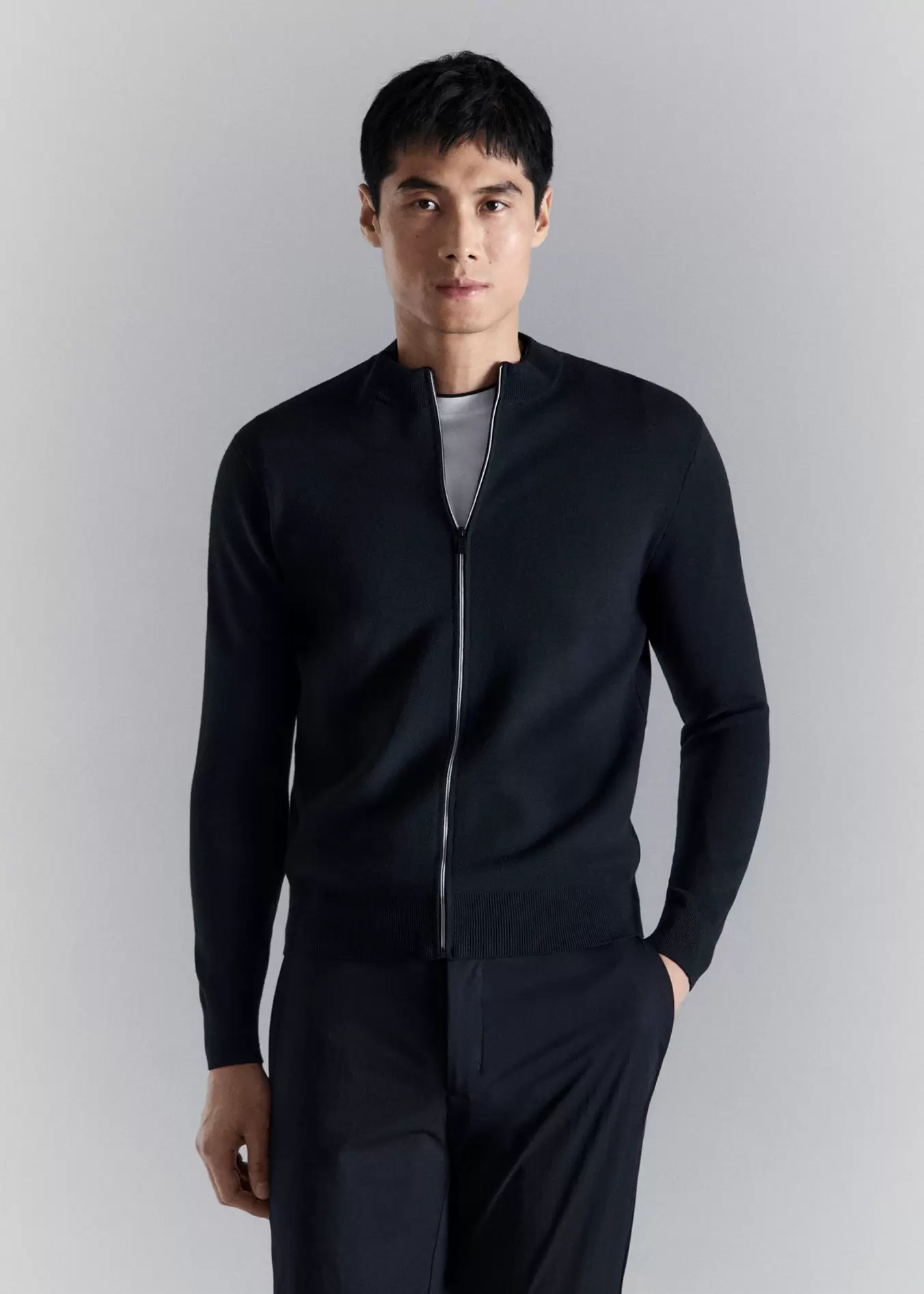 Cárdigan punto comfort stretch