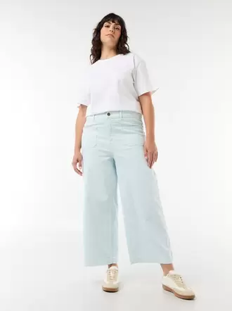 Pantalón corte ancho / wide leg talle estándar