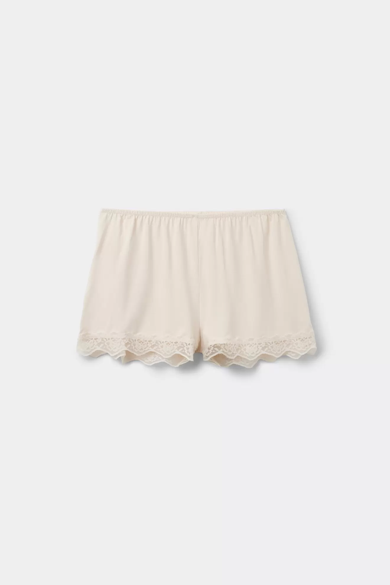 Pantalones Cortos Viscosa y Encaje Reciclado