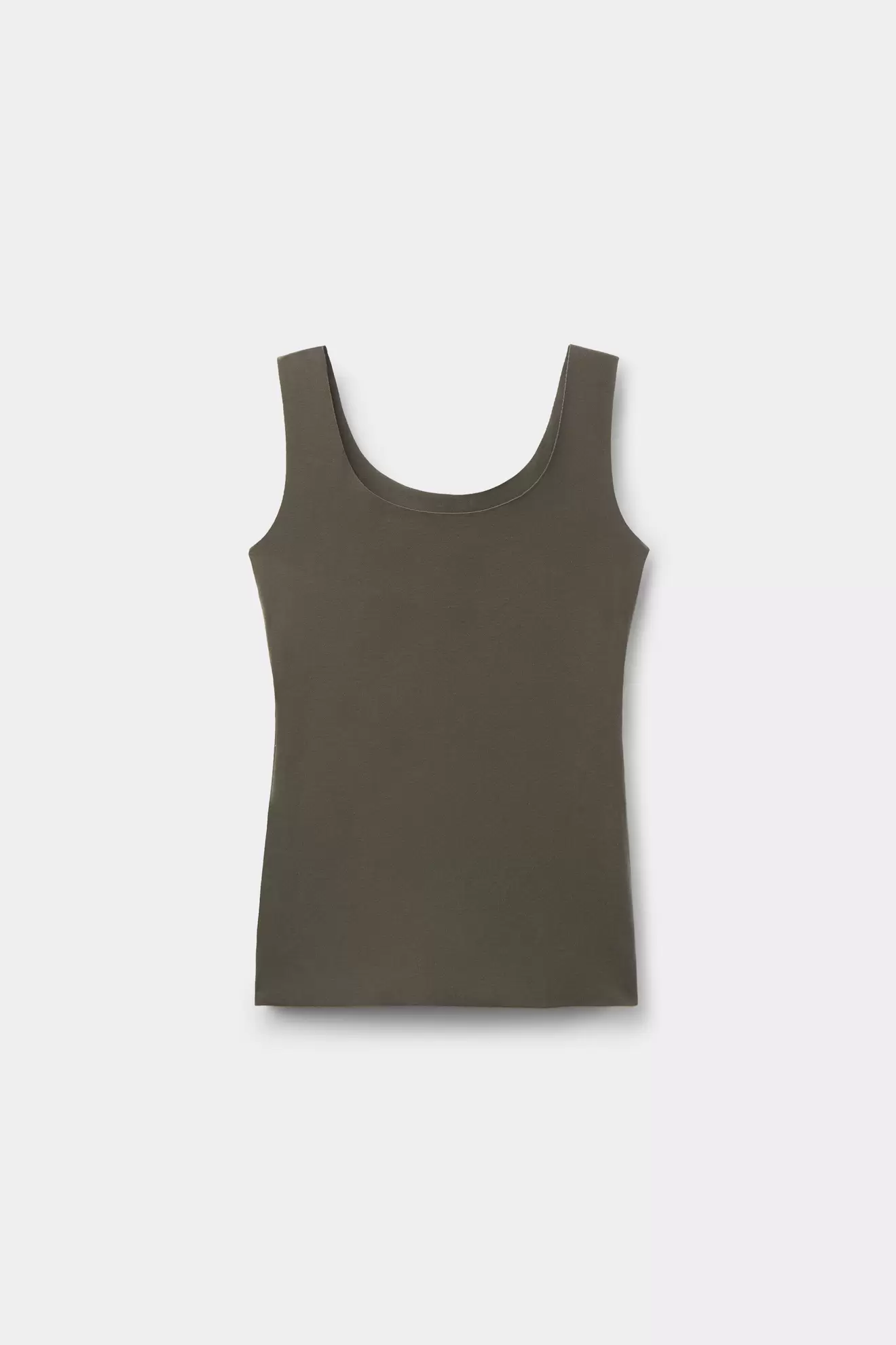 Camiseta Tirantes Sin Costuras Algodón Orgánico