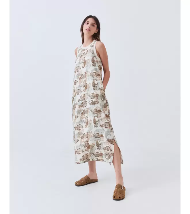 VESTIDO MIDI ESTAMPADO