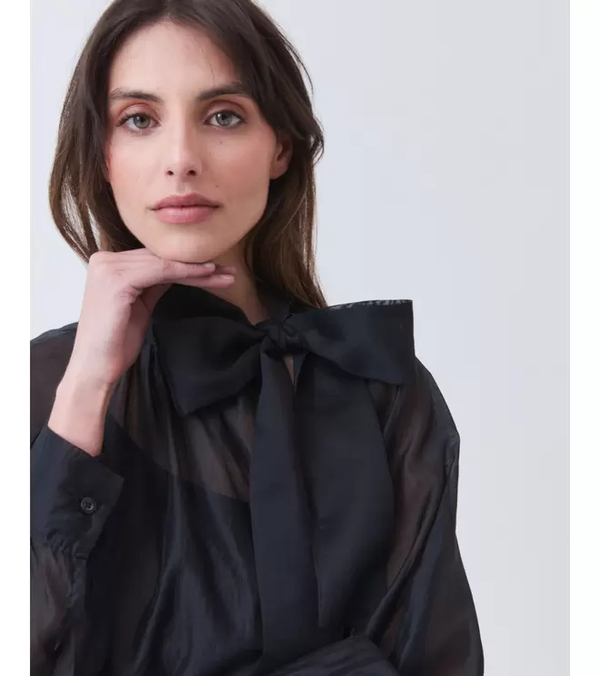 BLUSA SEMITRANSPARANTE LAZADA