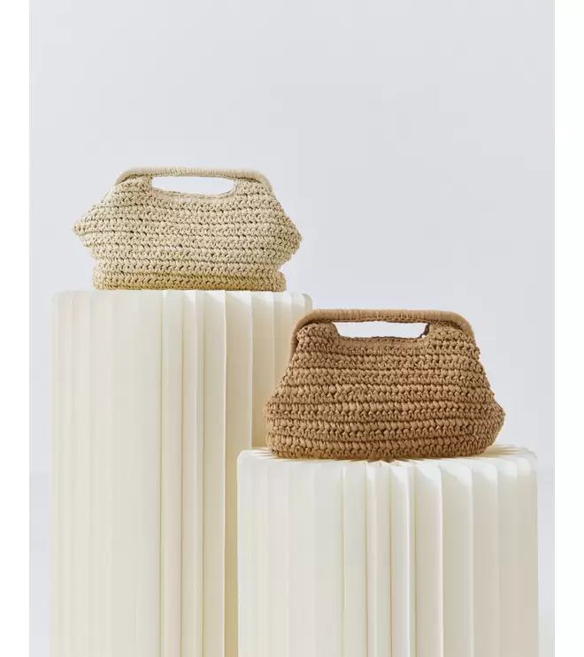 BOLSO RAFIA TRENZADA