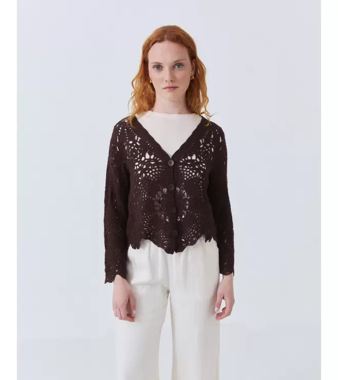CÁRDIGAN CROCHET