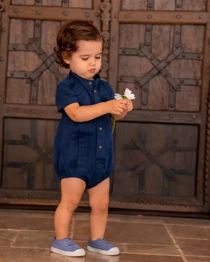 Pelele de recién nacido azul marino | Cocote by Charanga