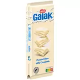 Galak 102681 Tableta de Chocolate Blanco 200g, Leche Entera, Vainilla Natural (Cad: 31/08/2026)