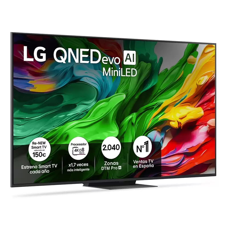 TV QNED evo MiniLED AI 164cm (65") LG 65QNED86A6A, 4K Smart TV