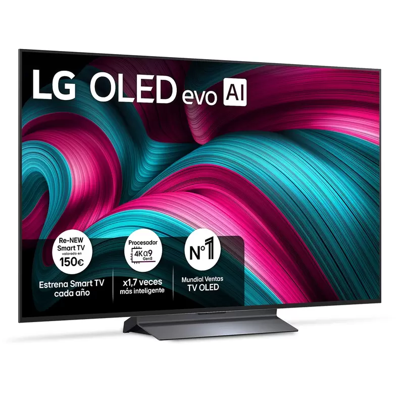 TV OLED evo AI C5 139cm (55") LG OLED55C56LB, Smart TV 4K