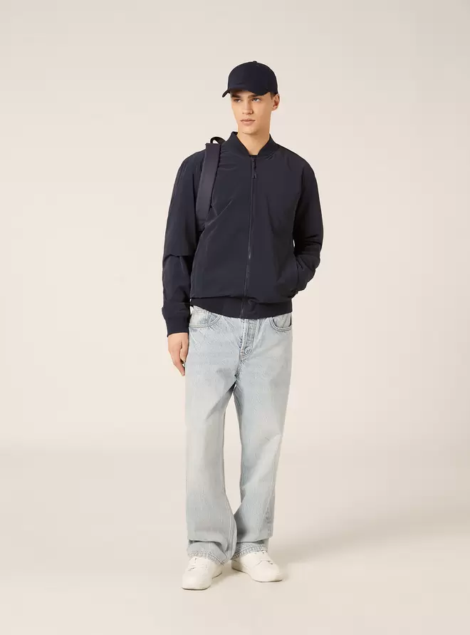 Bomber de corte recto