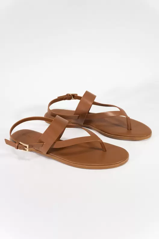 Crisscross Toe-Loop Sandals