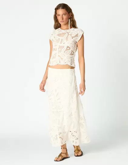 FALDA LACE WHITE
