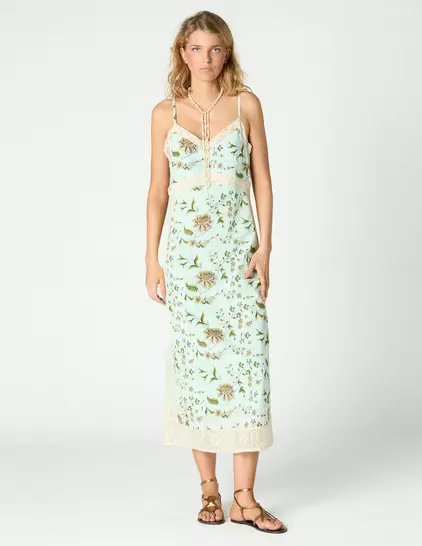 VESTIDO PRINT INDIAN SWIPE