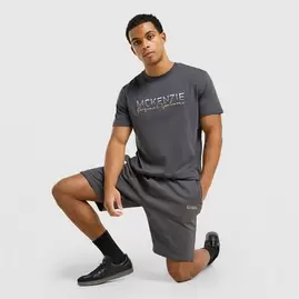 McKenzie Conjunto de camiseta y pantalón corto Fleece Casson