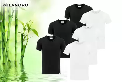 3 suaves camisetas de bambú