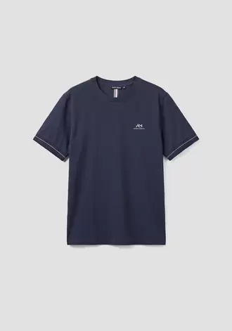 CAMISETA REGULAR FIT DE PUNTO DE ALGODÓN CON LOGOTIPO