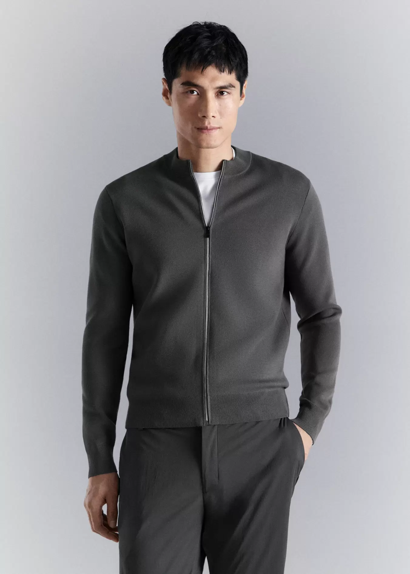 Cárdigan punto comfort stretch