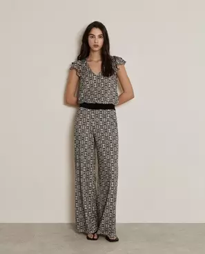 PANTALÓN ESTAMPADO ELÁSTICO