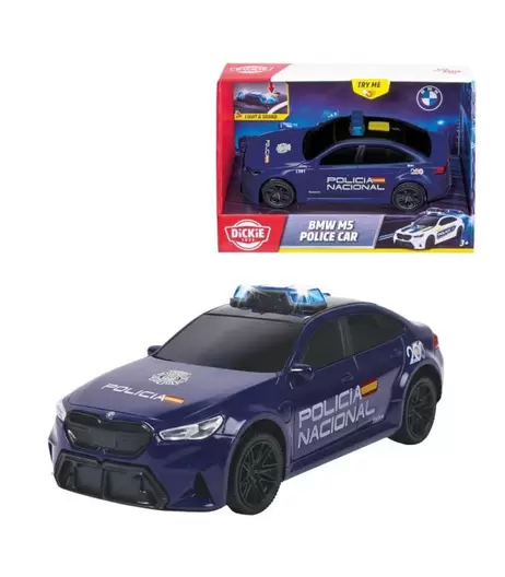 COCHE BMW M5 15 CM POLICIA NACIONAL CON LUZ