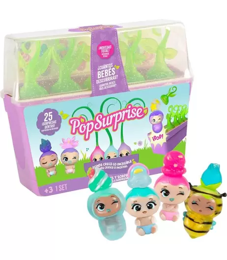 POP SUPRISE MEGA SET BEBES Y SORPRESAS DE BIZAK