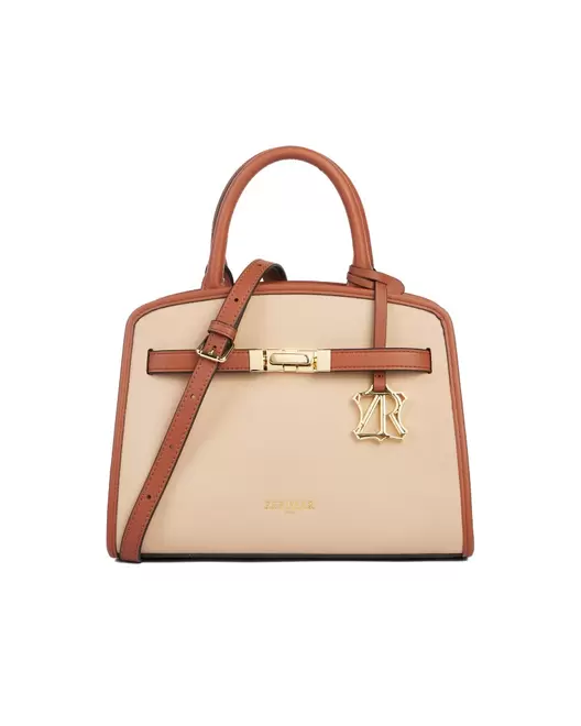 Bolso de piel doble asa...