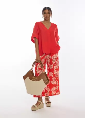 Paisley Print Fluid Culotte