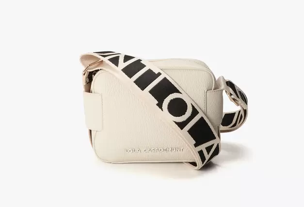 Contrast Strap Nylon Crossbody Bag