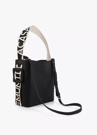 Shopper with Contrast Nylon Handle