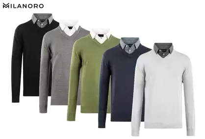 Jersey de hombre con cuello camisero