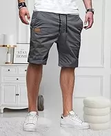 Mens Casual Shorts Golf Shorts Stretch Twill Cotton Drawstring Shorts for Summer Beach Summer
