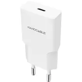 Cargador de Pared Nanocable 10.10.2021/ 1xUSB Tipo-C/ 20W/ Blanco