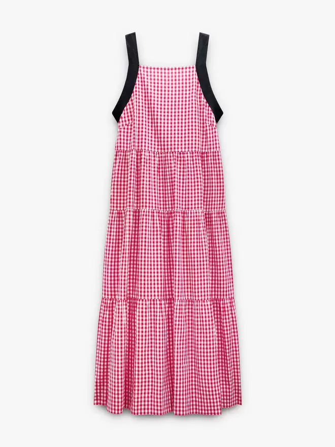 Vestido a cuadros 100% algodón