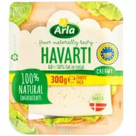 Queso havarti en lonchas formato familiar 300 g