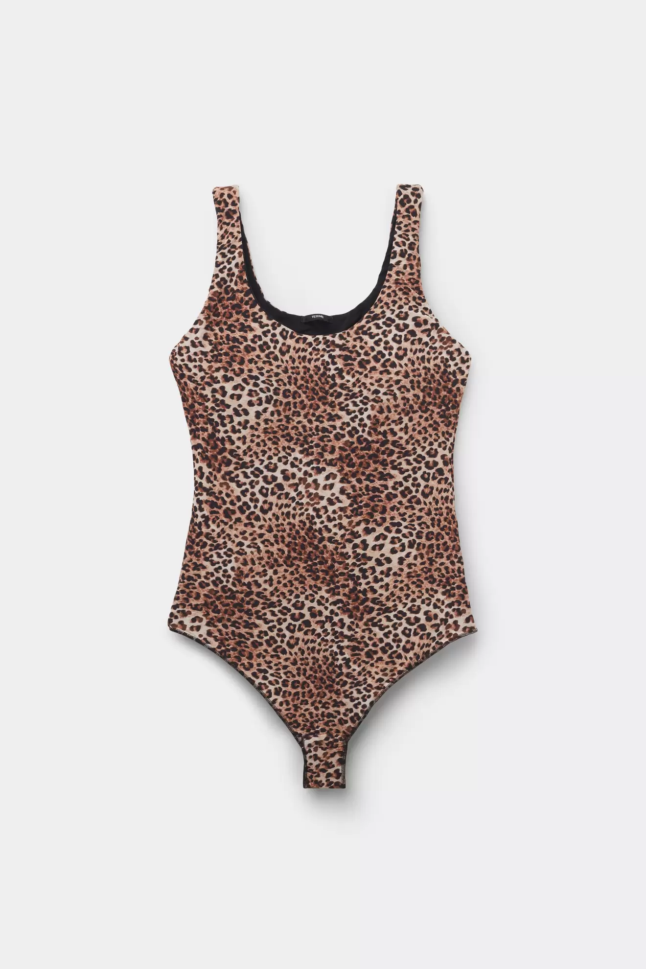 Body con Sujetador Tirante Ancho Estampado Natural Lifting 2 en 1