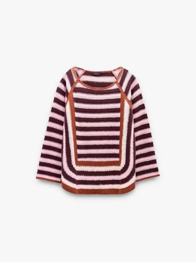 Jersey de punto a rayas