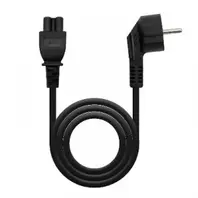 CABLE ALIMENTACION TREBOL NANOCABLE CEE7 /M-C5/H 1.5M