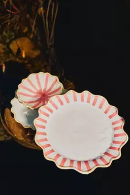 Plato llano festoneado 26 cm